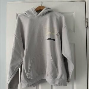 Casual Light Gray Hoodie